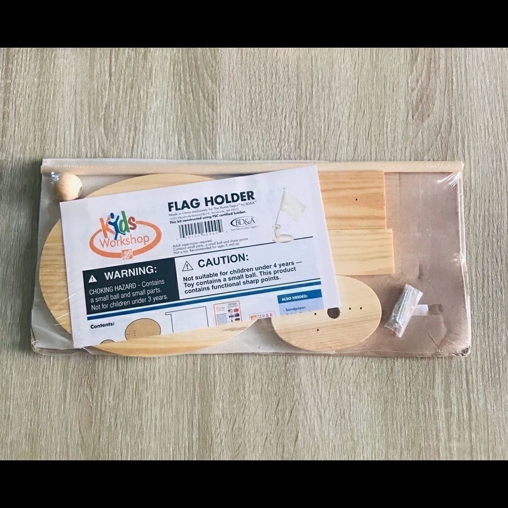 NEW … Kid’s Workshop “The Home Depot”  Wood Kit
